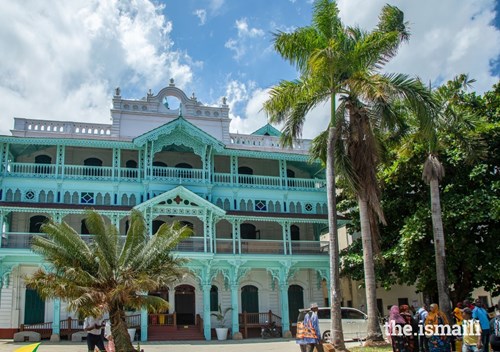 The Waterfront Dispensary in Stone Town, Zanzibar, founded by Sir Tharia Topan in the 1880s.